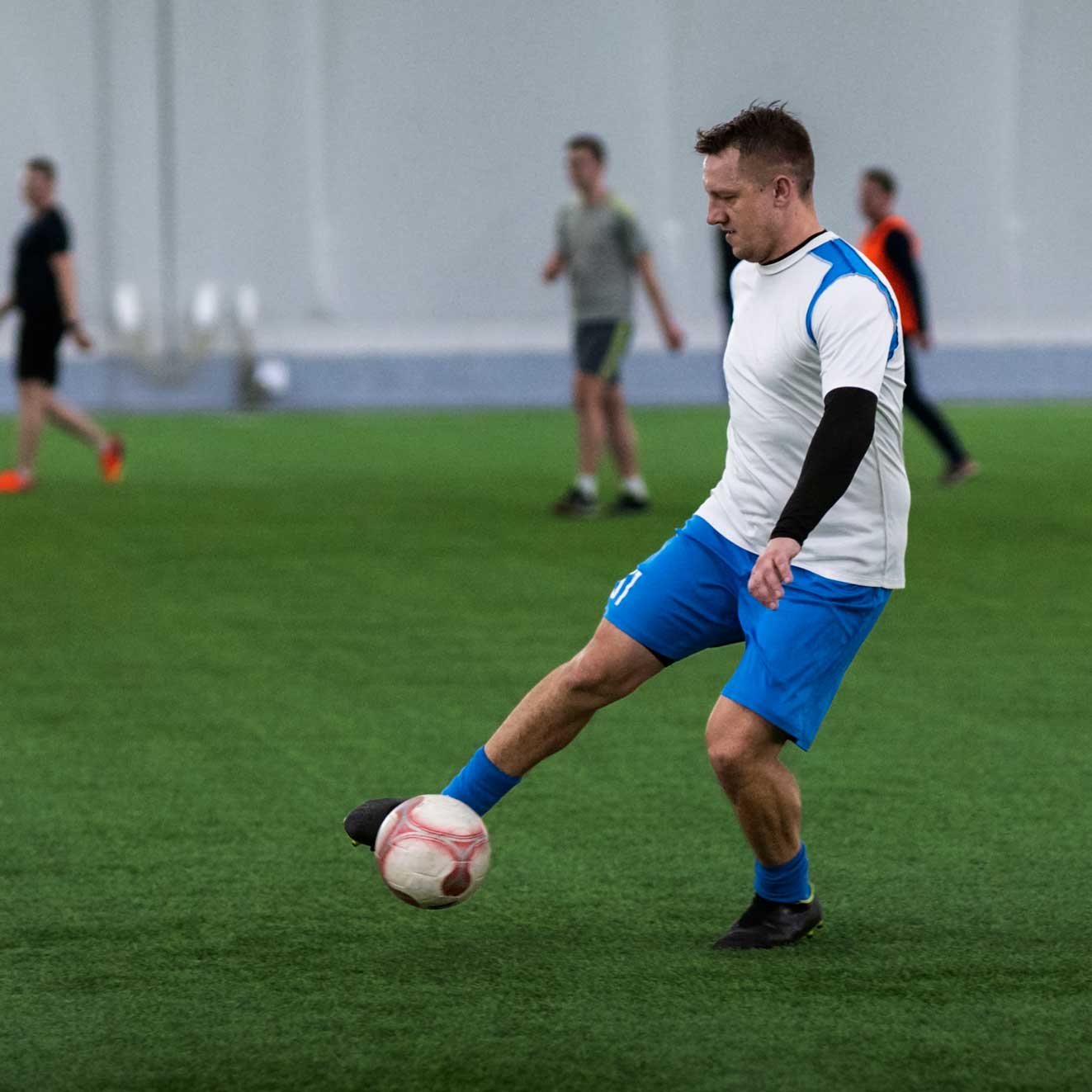 men playing soccer 
